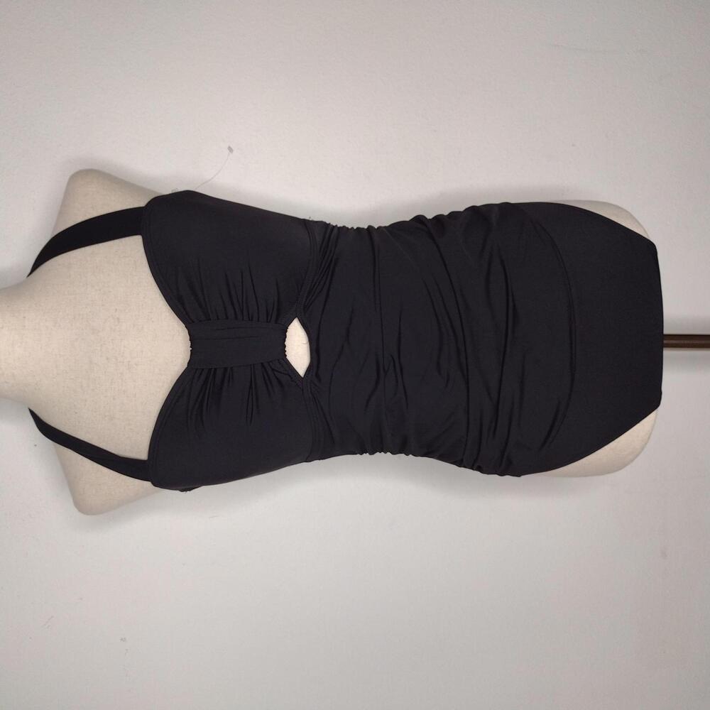 NWT BCBG Maxazria Women's Black One-Piece Swimsuit Size Medium
